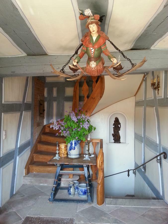 Roter Loewe Bed & Breakfast Heiligkreuzsteinach Exterior foto
